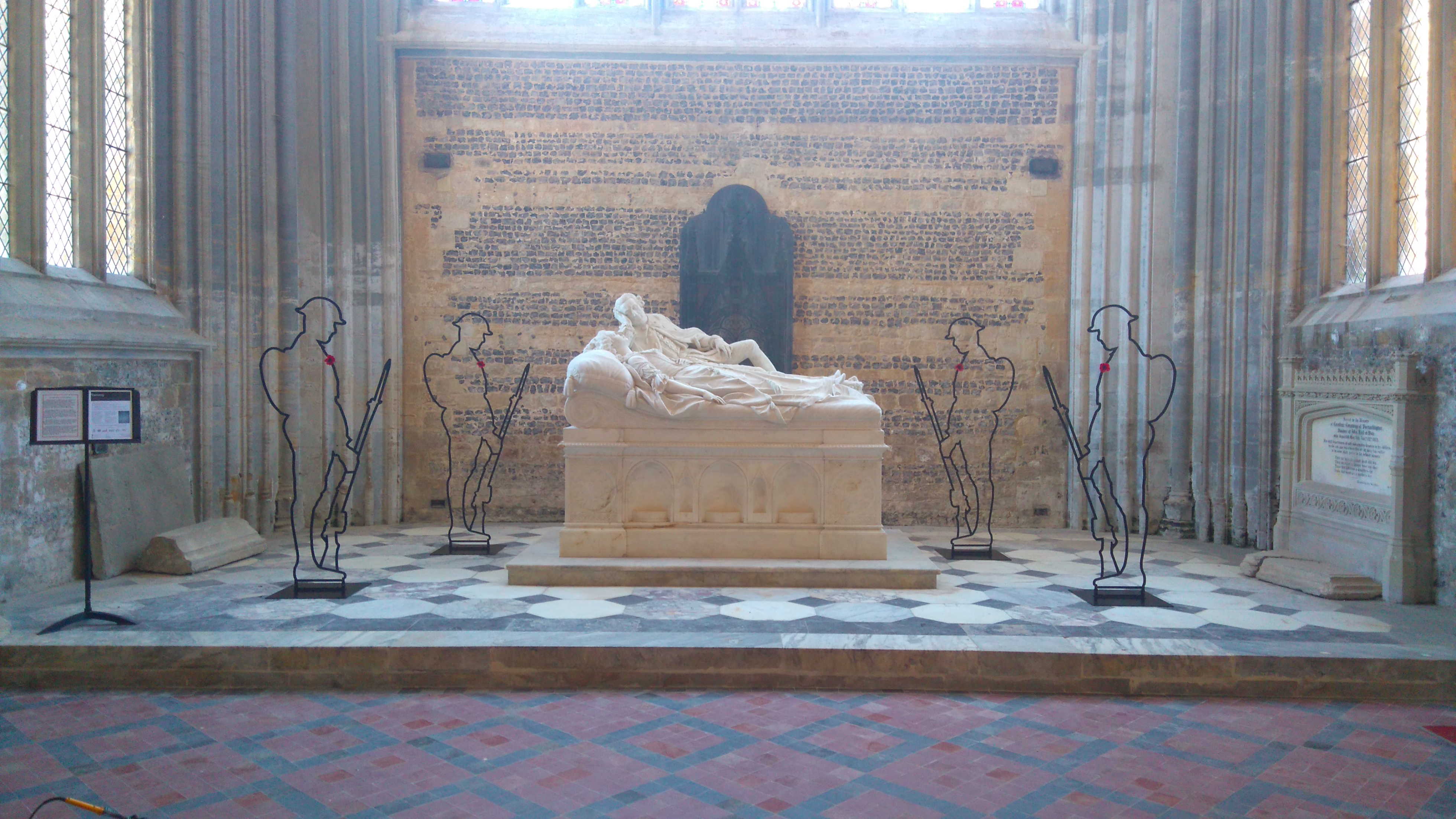 There but not there at Milton Abbey